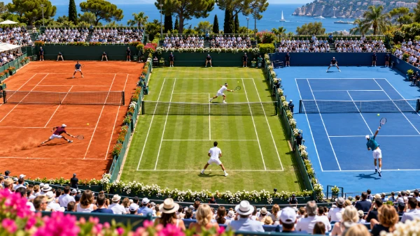 Tennis surface comparison